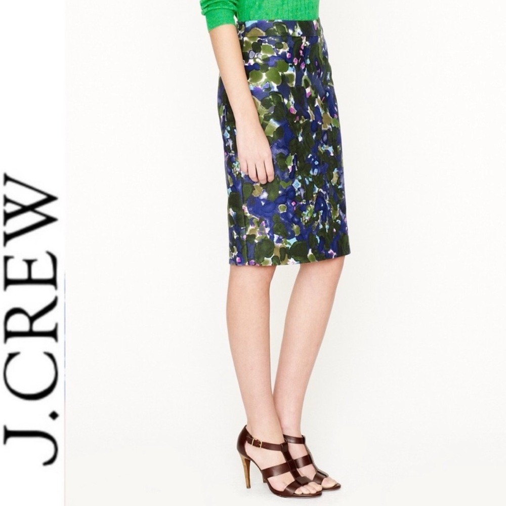 J. Crew No. 2 Pencil Skirt, Gardenshade Floral